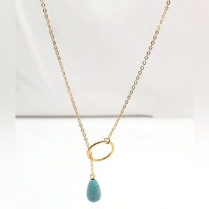 DENKAYS BOHO TURQUISE NECKLACE